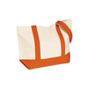 Orange Medium Snap Tote