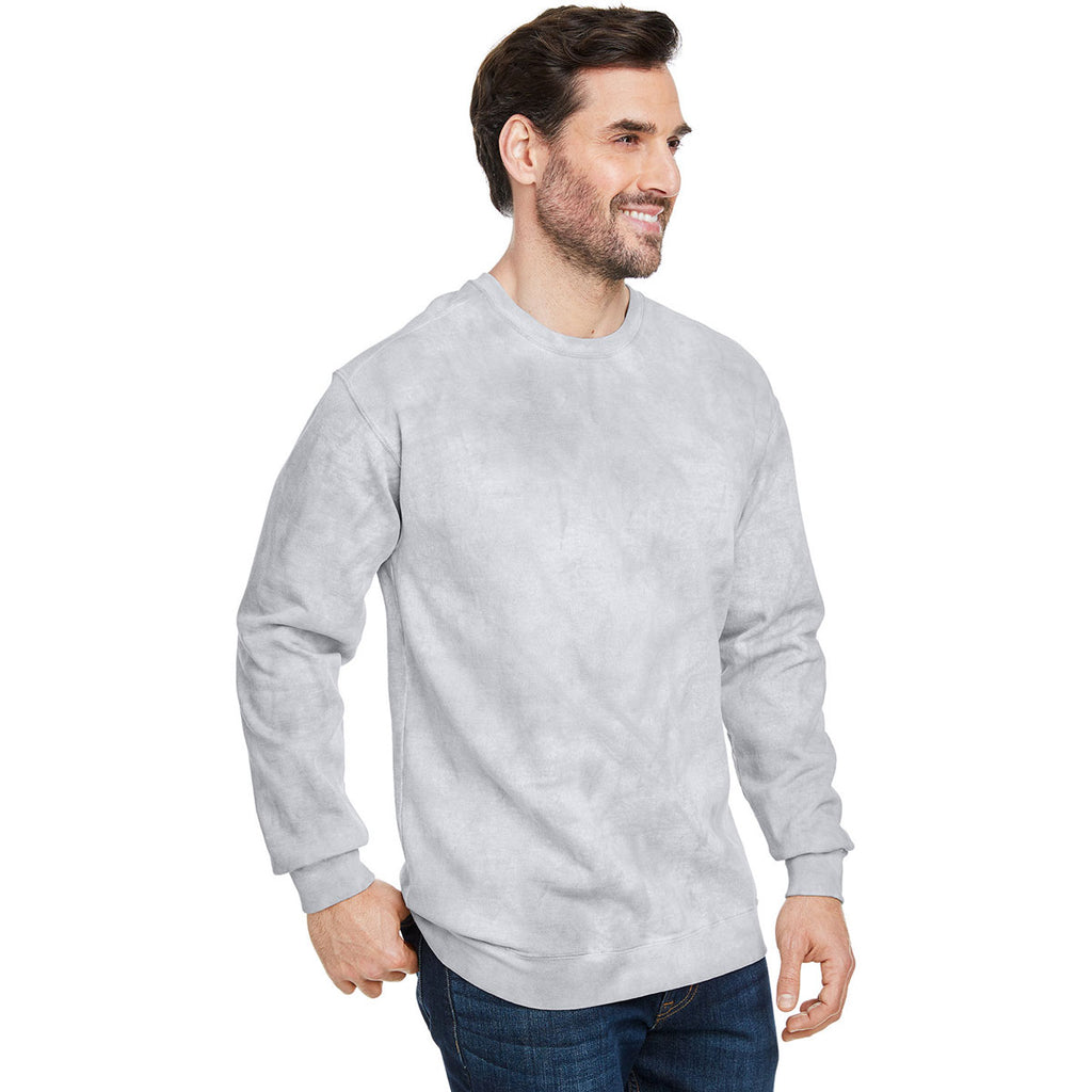 Comfort Colors Men's Smoke Color Blast Crewneck Sweatshirt