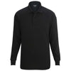 Edwards Unisex Black Tactical Snag-Proof Long Sleeve Polo