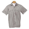 Dickies Men's Silver Grey 5.25 oz. Short-Sleeve Work Shirt