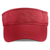 Anvil Red Solid Low-Profile Twill Visor