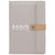 BIC Grey Two-Tone Journal with Leather Closure