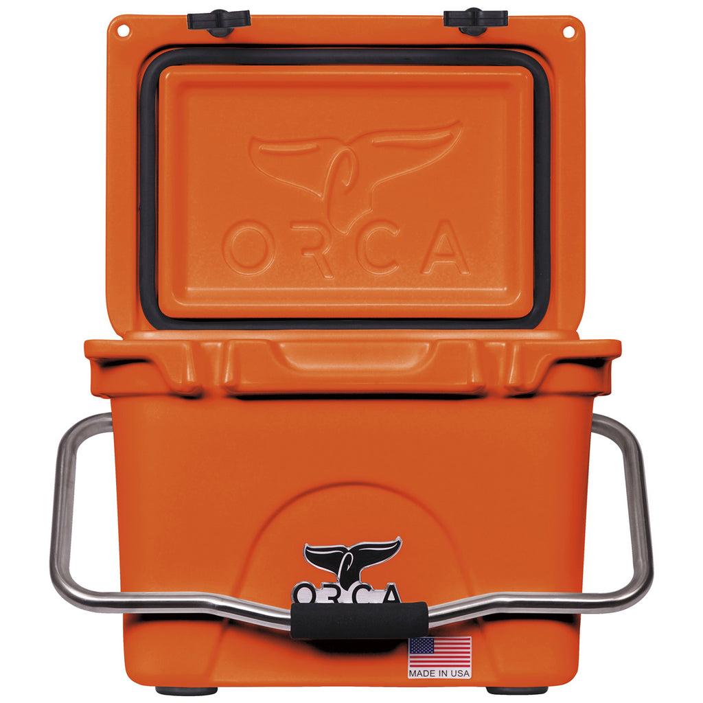 ORCA Blaze Orange 20 Quart Cooler