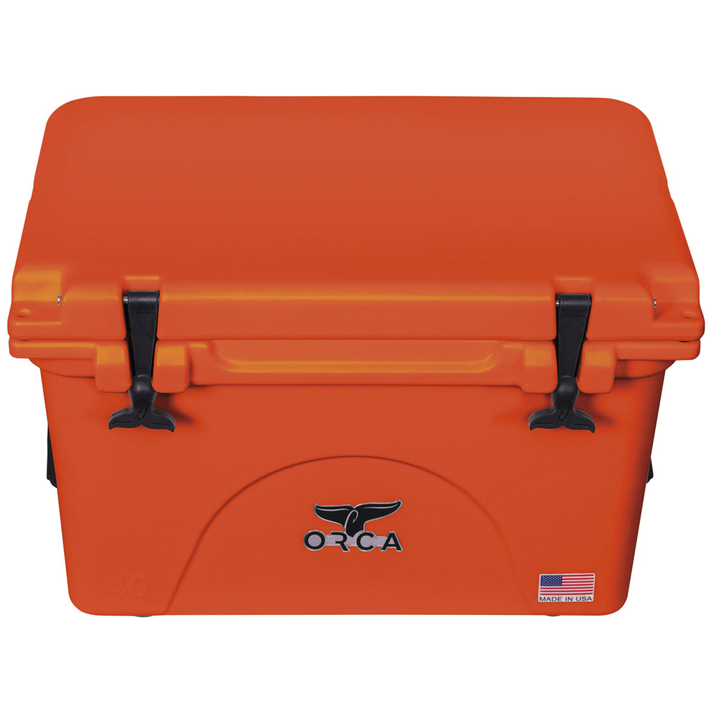 ORCA Blaze Orange 40 Quart Cooler