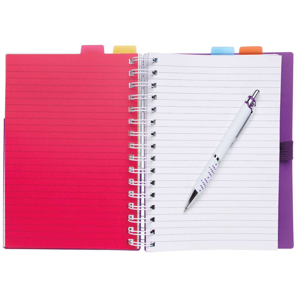 Souvenir Purple Notebook with Vertex Pen