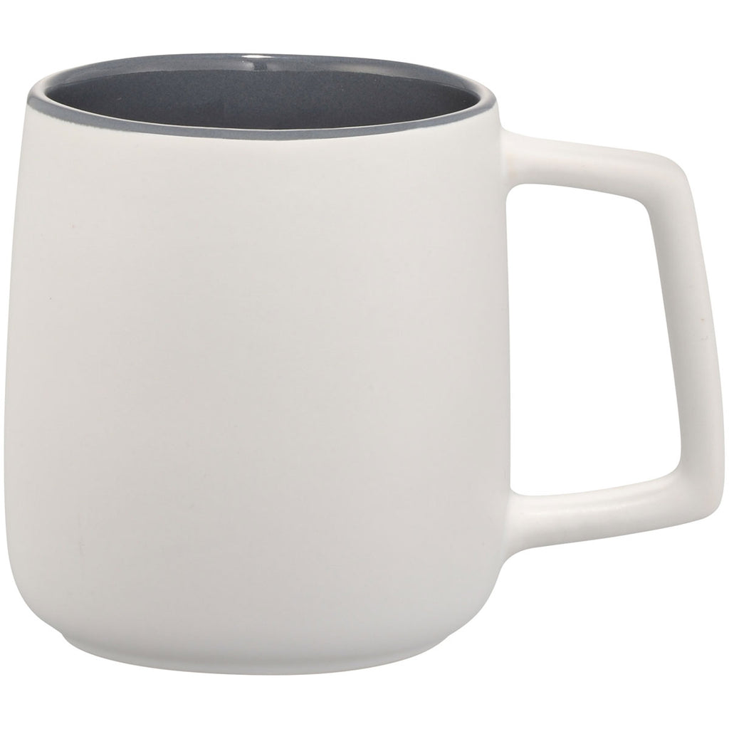 Leed's White Sienna Ceramic Mug 14oz