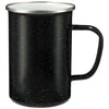 Leed's Black Speckled Enamel Metal Mug 22 oz