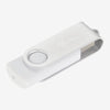 Leed's White Rotate Flash Drive 2GB