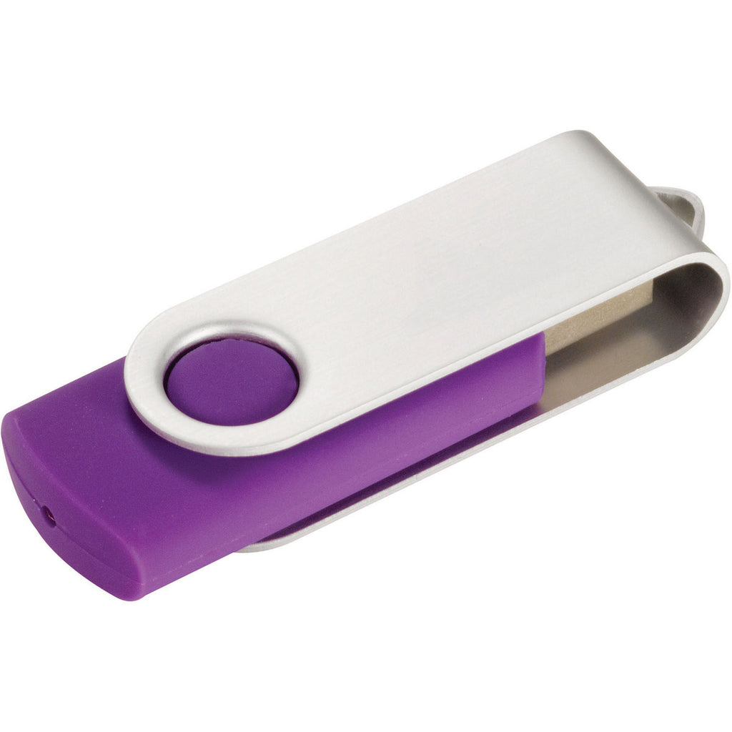Leed's Purple Rotate Flash Drive 8GB