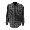 Vantage Men's Charcoal/Light Grey Check Brewer Flannel Shirt