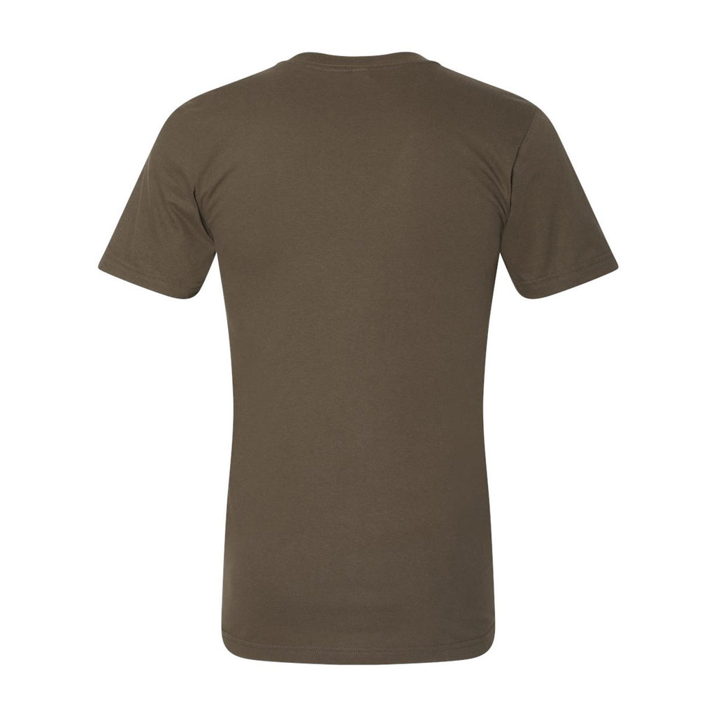 American Apparel Unisex Army Fine Jersey Short Sleeve T-Shirt