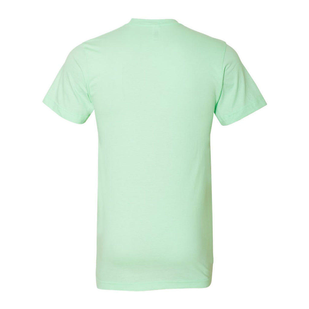 American Apparel Unisex Lime Fine Jersey Short Sleeve T-Shirt