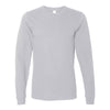 American Apparel Unisex Heather Grey Fine Jersey Long Sleeve T-Shirt