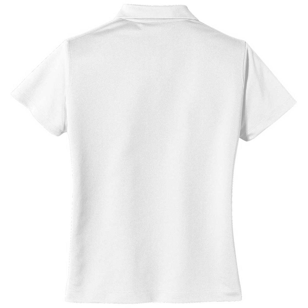 Nike Women's White Tech Basic Dri-FIT Short Sleeve Polo