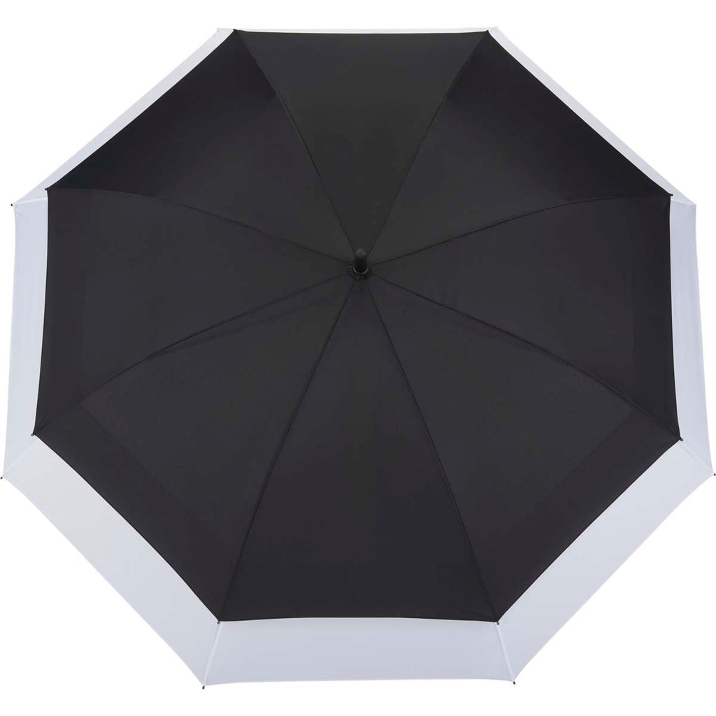 Stromberg Black & White 46" to 58" Expanding Auto Open Umbrella