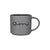 ETS Grey Monaco Ceramic Mug with Black Lining - 16oz