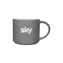 ETS Grey Monaco Ceramic Mug with White Lining - 16oz