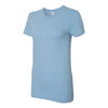 American Apparel Women's Baby Blue Fine Jersey Short Sleeve T-Shirt