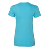 American Apparel Women's Turquoise Fine Jersey Short Sleeve T-Shirt