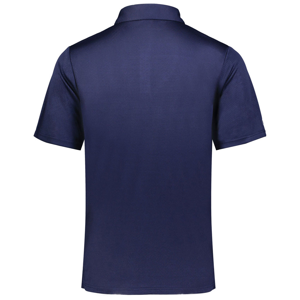 Holloway Men's Navy/Scarlet Prism Bold Polo