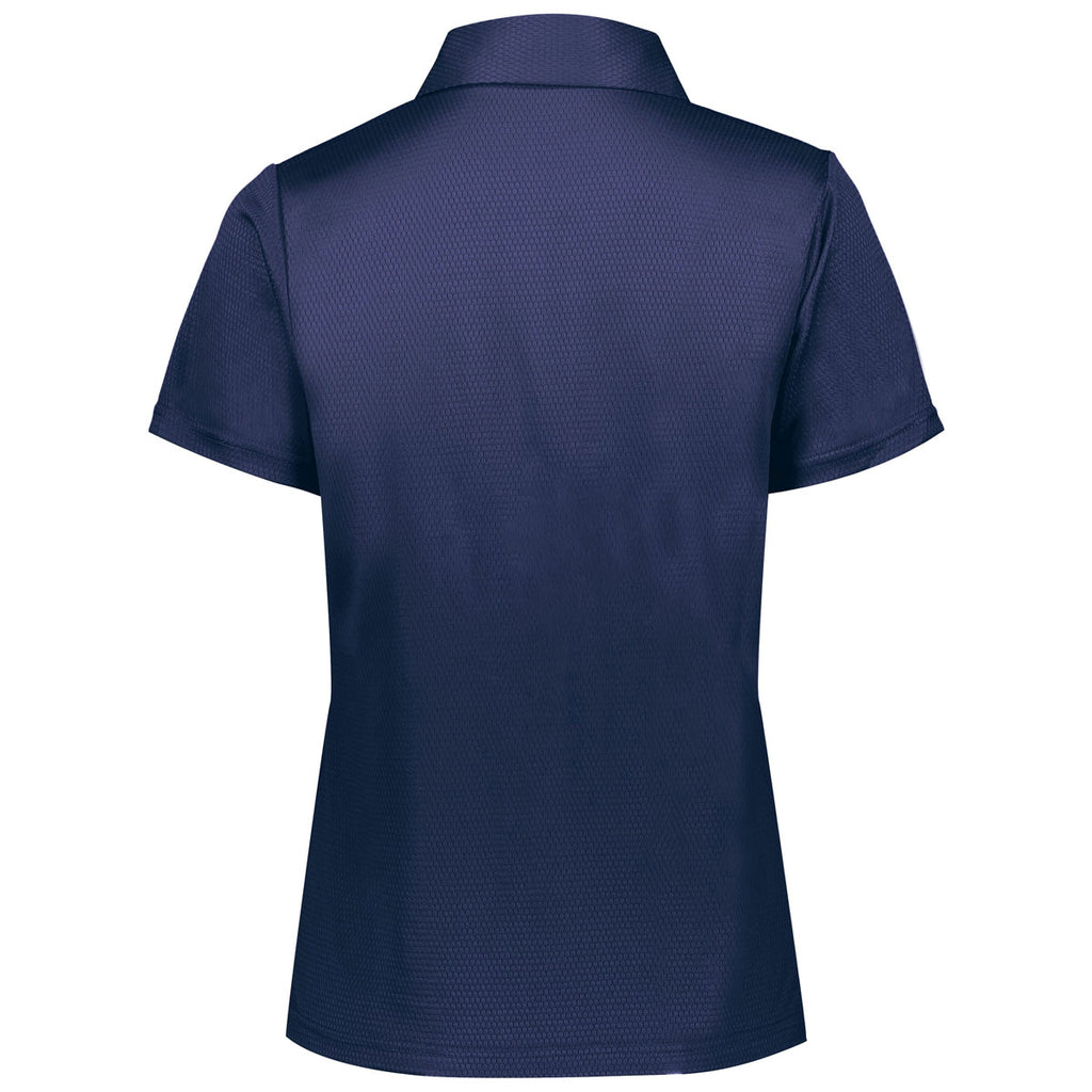 Holloway Women's Navy/Orange Prism Bold Polo