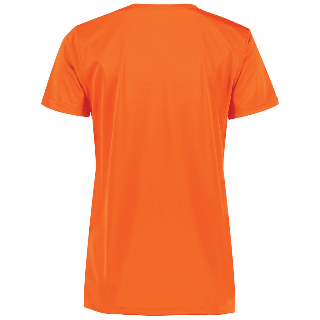 Holloway Women's Electric Orange Momentum Tee