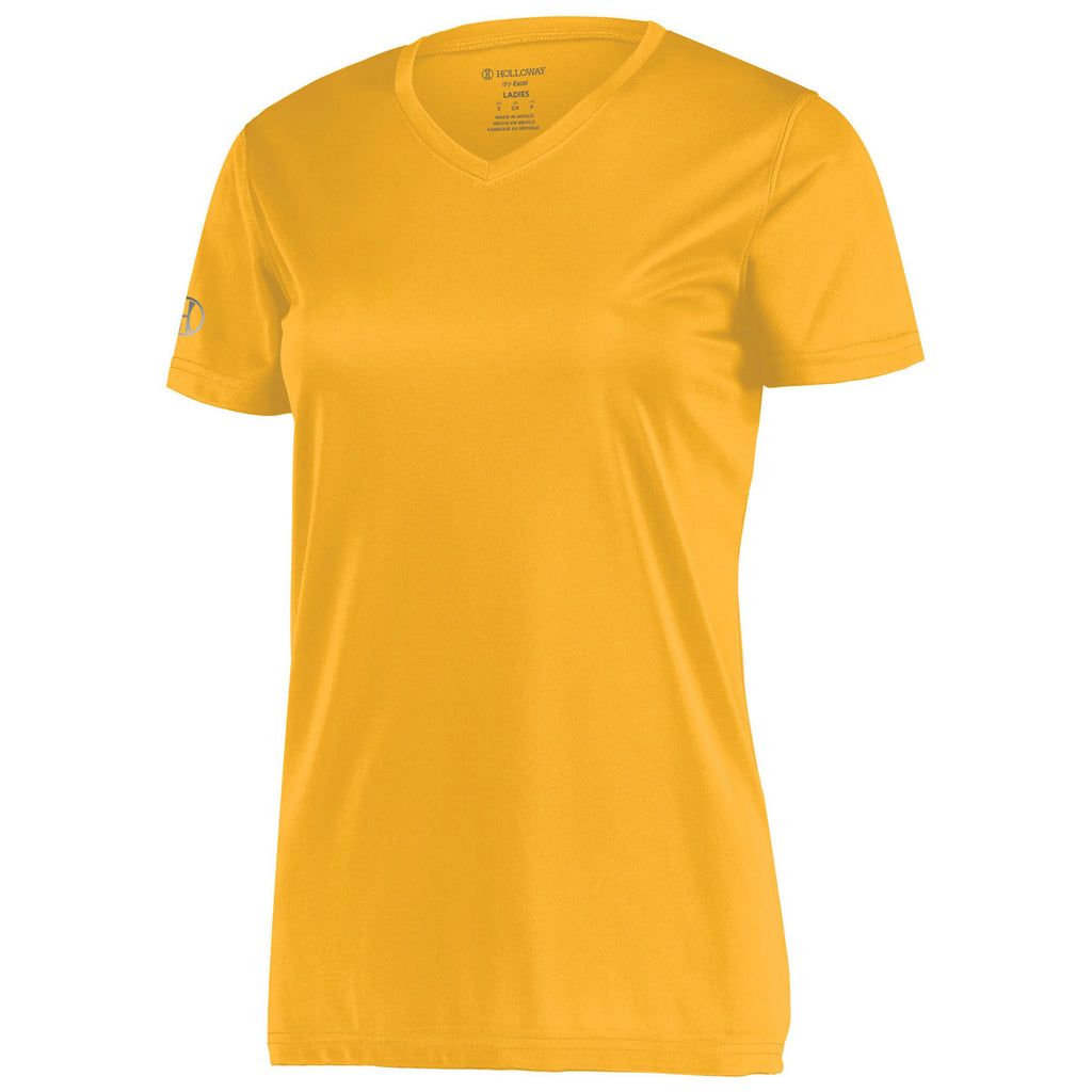 Holloway Women's Gold Momentum Tee