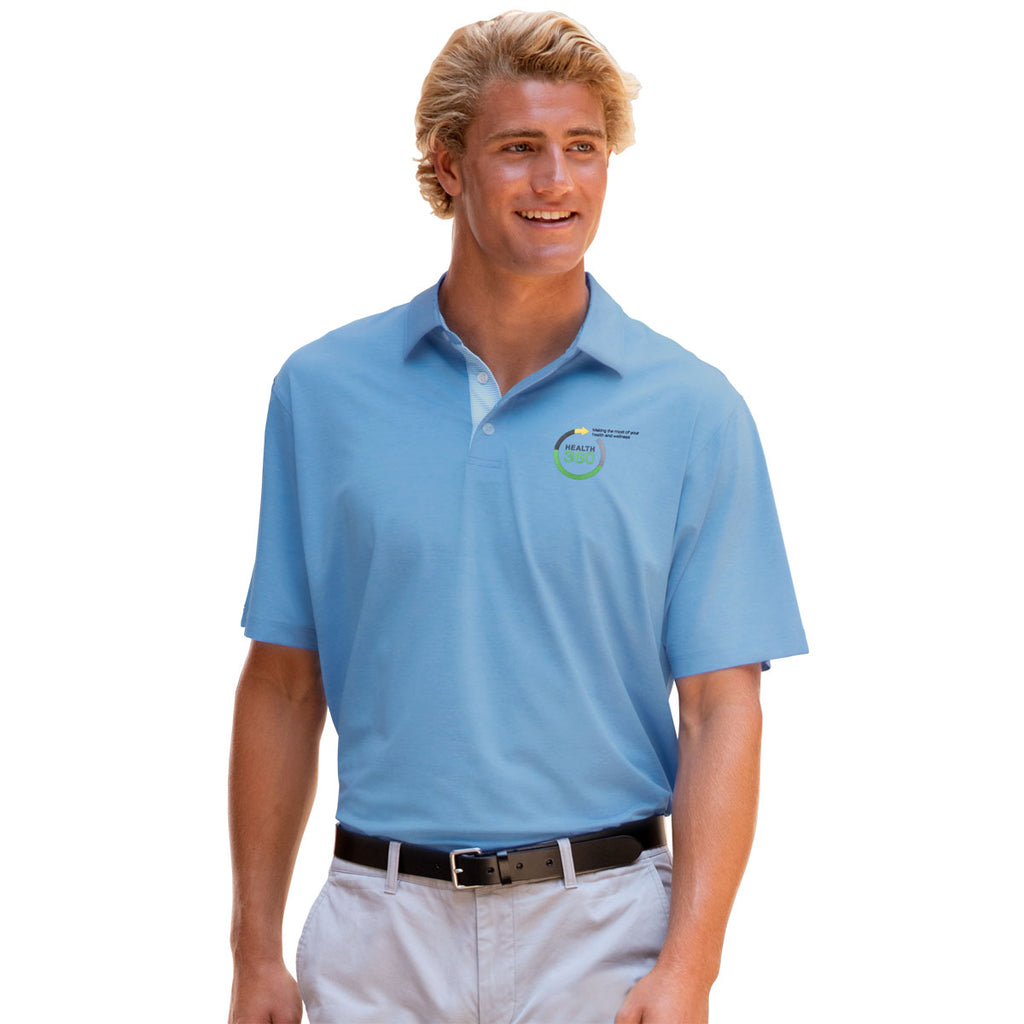 Vantage Men's Carolina Blue Pro Signature Polo