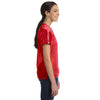 Augusta Sportswear Women's Red Junior Fit Replica Football T-Shirt