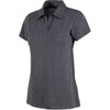 Charles River Women's Graphite Heather Heathered Polo