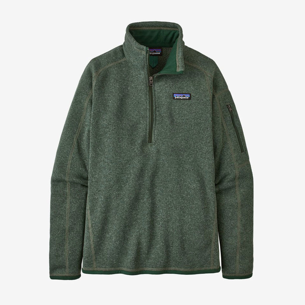 Patagonia Women's Hemlock Green Better Sweater Quarter Zip 2.0