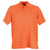Vansport Men's Orange Omega Solid Mesh Tech Polo