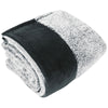 BIC Black Super-soft Plush Blanket