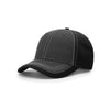 Richardson Black Sideline Charcoal Front with Contrasting Stitching Cap