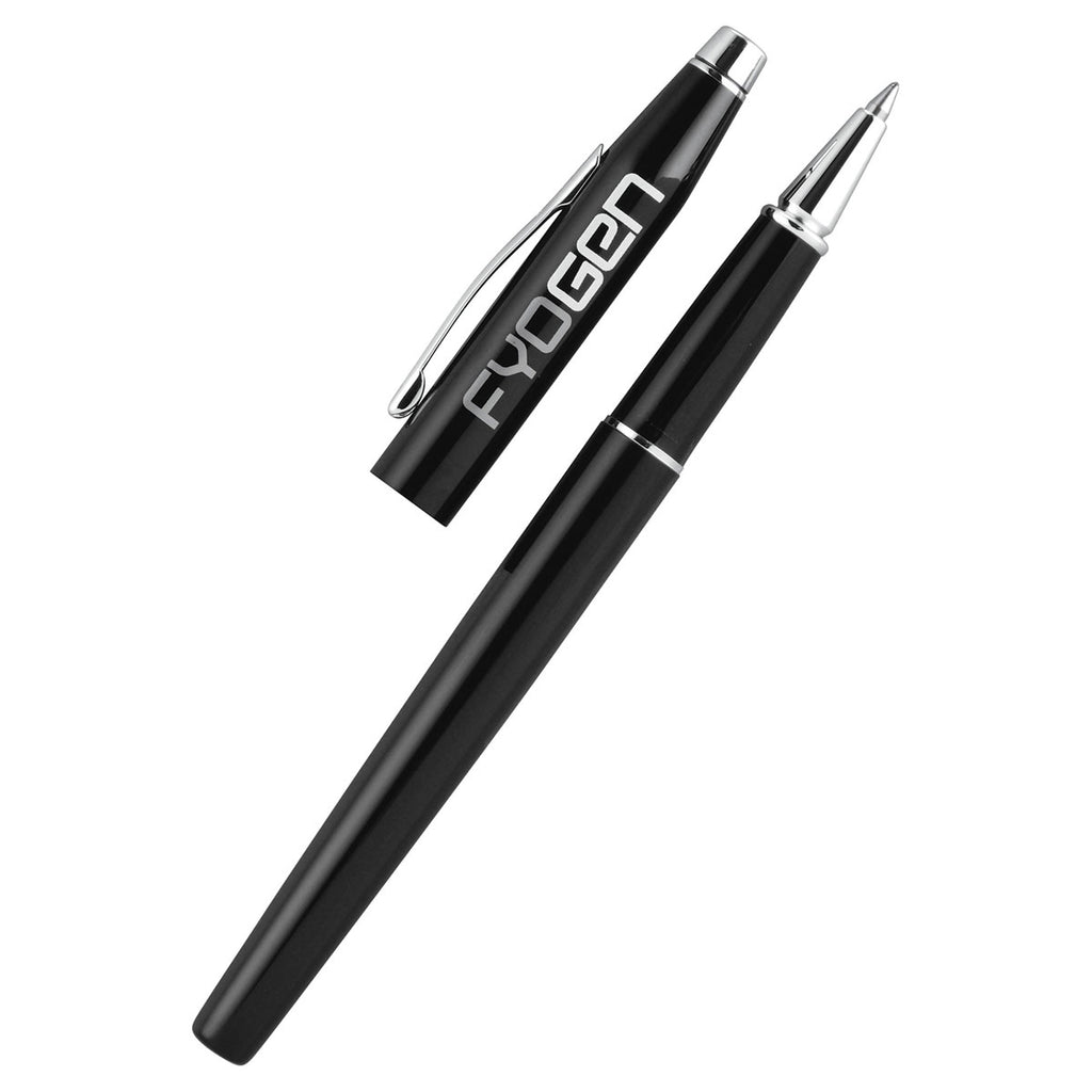 Cross Black Century Lacquer and Chrome Roller Ballpoint