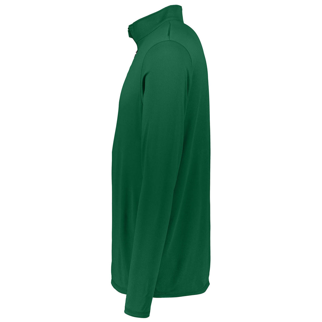 Augusta Sportswear Men's Dark Green Attain Quarter-Zip Pullover