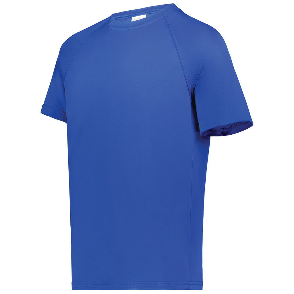 Augusta Sportswear Men's Royal Attain Wicking Short-Sleeve T-Shirt