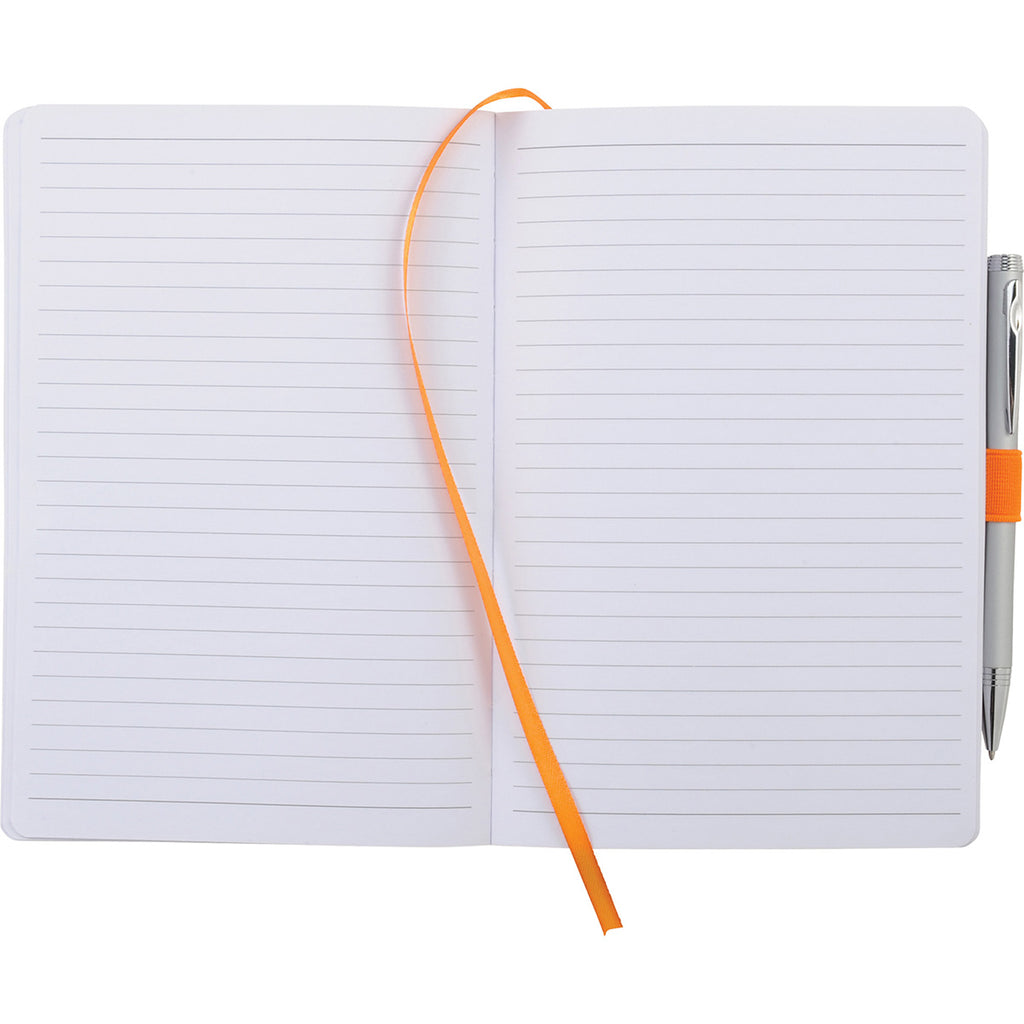 JournalBooks Orange Nova Soft Bound Notebook (pen sold separately)