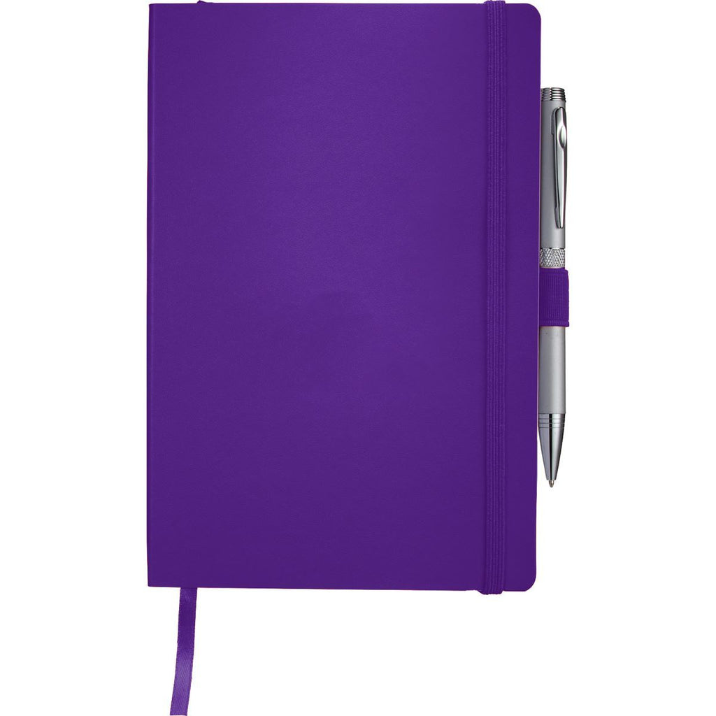 JournalBooks Purple Nova Soft Bound Notebook (pen sold separately)