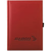 JournalBooks Red Pedova Large Deboss Plus Bound JournalBook
