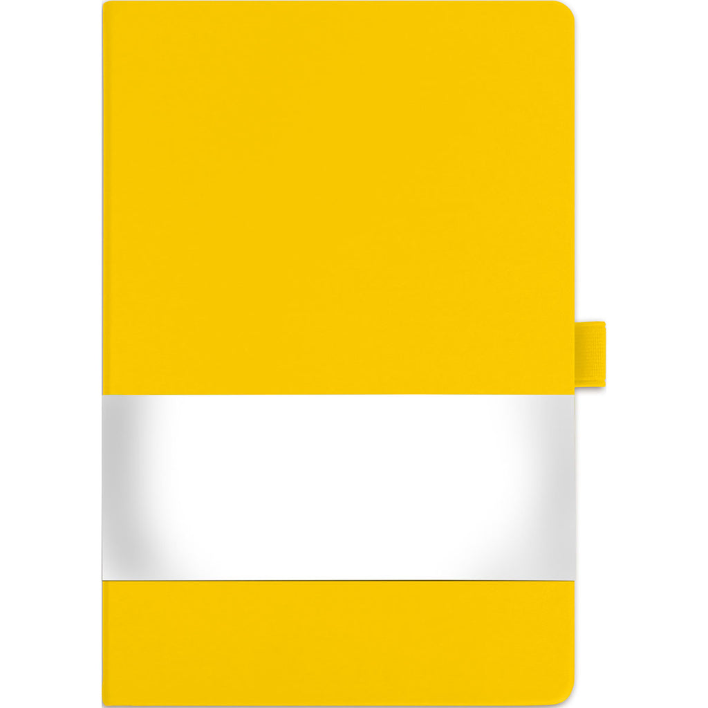 JournalBooks Yellow Nova Soft Graphic Wrap Bound JournalBook