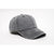Pacific Headwear Charcoal Velcro Adjustable Washed Pigment Dyed Cap