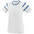 Augusta Sportswear Women's White/Royal/White Fanatic Short-Sleeve T-Shirt