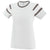Augusta Sportswear Women's White/Slate/White Fanatic Short-Sleeve T-Shirt