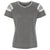 Augusta Sportswear Women's Slate/Athletic Heather/White Fanatic Short-Sleeve T-Shirt