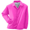 Augusta Sportswear Men's Power Pink Nylon Coach's Jacket Lined