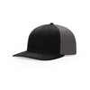 Richardson Black/Charcoal Lifestyle Structured Twill Back Trucker Hat