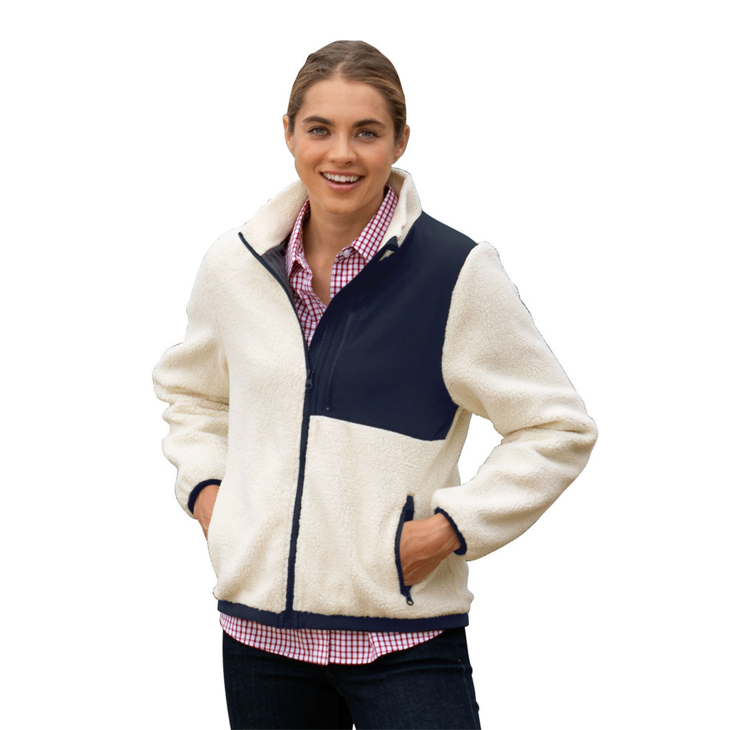 Vantage Women's Natural/Navy Denali Jacket