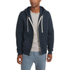 Marine Layer Men's Navy Heather Corbet Quilted Full Zip Hoodie