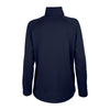 Vantage Women's Navy Brushed Back Micro-Fleece Full-Zip Jacket